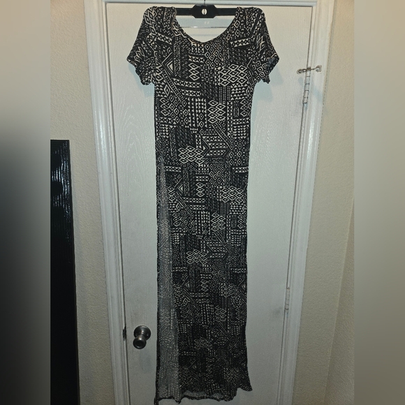 Iris Design Dual Split Sundress sz Small - Picture 7 of 7
